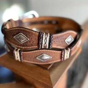 Larry Mahan Leather Belt